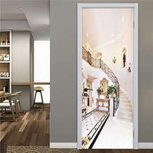Load image into Gallery viewer, Creative 3D Door Sticker 95x215cm/Custom Size Self Adhesive Wallpaper On the Doors DIY Renovation Waterproof Poster For Bedroom
