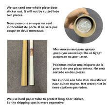 Load image into Gallery viewer, Creative 3D Door Sticker 95x215cm/Custom Size Self Adhesive Wallpaper On the Doors DIY Renovation Waterproof Poster For Bedroom