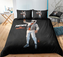 Load image into Gallery viewer, 3D Cartoon Bedding Suit Fortnites Quilt Cover Fortress Night Printed Bed Spead Child Bedroom Bed Duvet Cover Bedclothes 3pcs Set