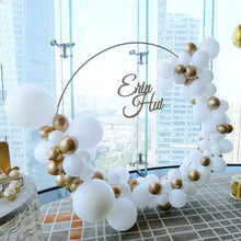 Load image into Gallery viewer, Iron Circle Wedding Arch Props Background Decor Single Arch Shelf Outdoor Lawn Wedding Flower Door Rack Party Decoration Frame
