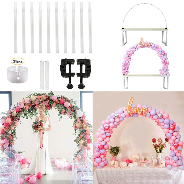 Balloon Stand Wedding Arch Decor Birthday Balloons Arch Stick Holder Kids Adult Balloons Column Chain Wedding Mariage Accessorie