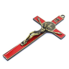 Load image into Gallery viewer, Church Relics Jesus on the Stand Cross Wall Crucifix Antique Home Chapel Decor  M0XD

