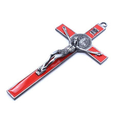 Load image into Gallery viewer, Church Relics Jesus on the Stand Cross Wall Crucifix Antique Home Chapel Decor  M0XD
