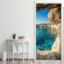 Load image into Gallery viewer, Creative 3D Door Sticker 95x215cm/Custom Size Self Adhesive Wallpaper On the Doors DIY Renovation Waterproof Poster For Bedroom
