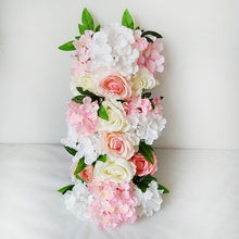 Load image into Gallery viewer, Luxury Wedding Road Cited Flowers Silk Rose Peony Hydrangea DIY Arched Door Flower Row Window T Station Wedding Decoration 50cm
