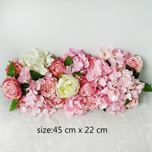Load image into Gallery viewer, Luxury Wedding Road Cited Flowers Silk Rose Peony Hydrangea DIY Arched Door Flower Row Window T Station Wedding Decoration 50cm
