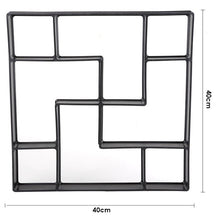 Load image into Gallery viewer, DIY Plastic Path Maker Mold Manually Paving Cement Brick Stone Road Paving Mold Concrete Molds Tool for Garden Paving Accessory

