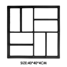 Load image into Gallery viewer, DIY Plastic Path Maker Mold Manually Paving Cement Brick Stone Road Paving Mold Concrete Molds Tool for Garden Paving Accessory
