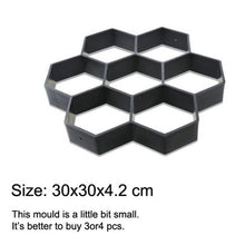 Load image into Gallery viewer, DIY Plastic Path Maker Mold Manually Paving Cement Brick Stone Road Paving Mold Concrete Molds Tool for Garden Paving Accessory
