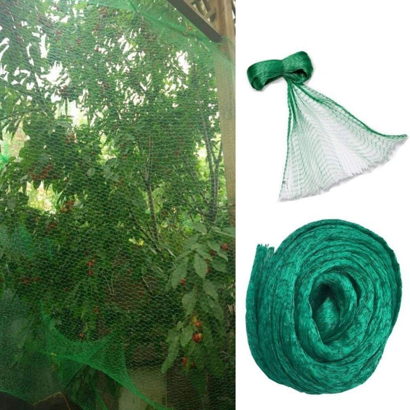 5*10M Anti-Bird Netting PE Crops Flower Garden Mesh Pond Fruit Tree Vegetables Protection Net Pest Control