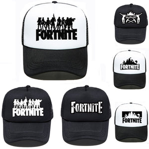 Unisex Basball Cap Fortnite Mesh Cap Anime Figure Fortress Night Dad Hat Men Women Summer Truck Cap Travel Hip Hop Visor Sun Hat