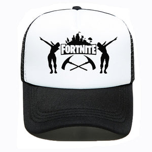 Unisex Basball Cap Fortnite Mesh Cap Anime Figure Fortress Night Dad Hat Men Women Summer Truck Cap Travel Hip Hop Visor Sun Hat