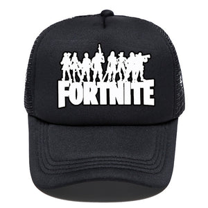 Unisex Basball Cap Fortnite Mesh Cap Anime Figure Fortress Night Dad Hat Men Women Summer Truck Cap Travel Hip Hop Visor Sun Hat